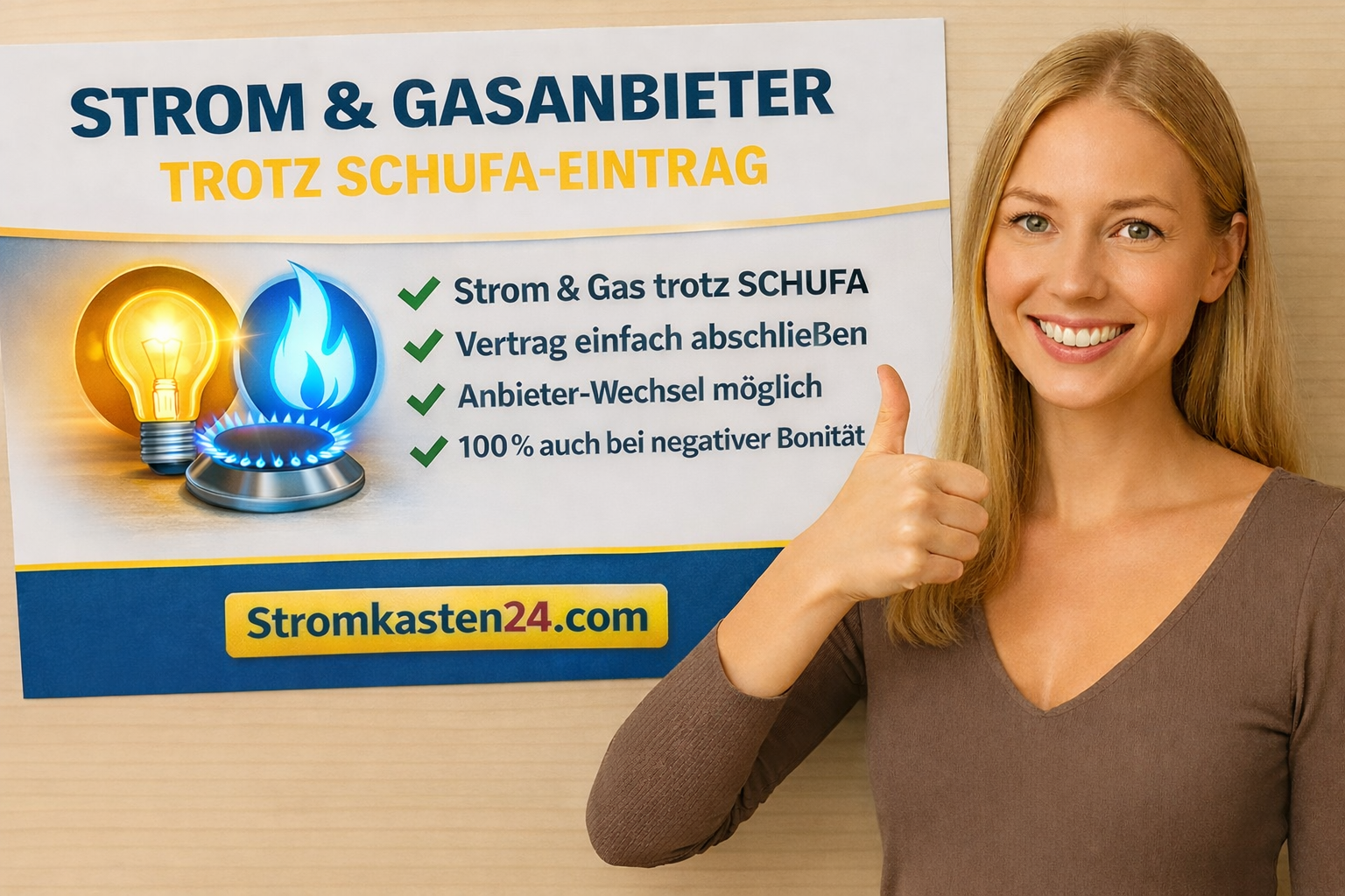 Stromanbieter ohne SCHUFA und Gasanbieter trotz SCHUFA Stromanbieter ohne SCHUFA und Gasanbieter trotz SCHUFA